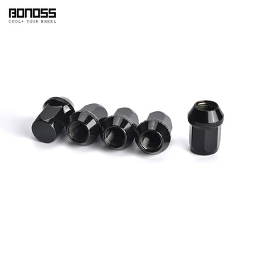 BONOSS Forged Steel Tesla Lug Nuts 20+4 Heptagon M14x1.5 Wheel Locks