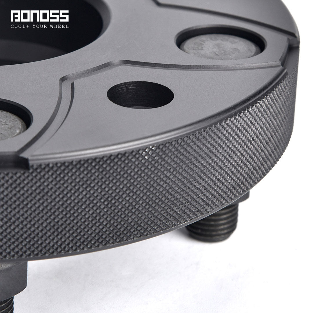 BONOSS Forged Active Cooling Hubcentric AL6061-T6 Wheel Spacers For Tesla Model S Plaid/ Long Range