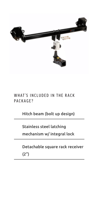 Stealth Hitch for TESLA MODEL 3 Martian Wheels